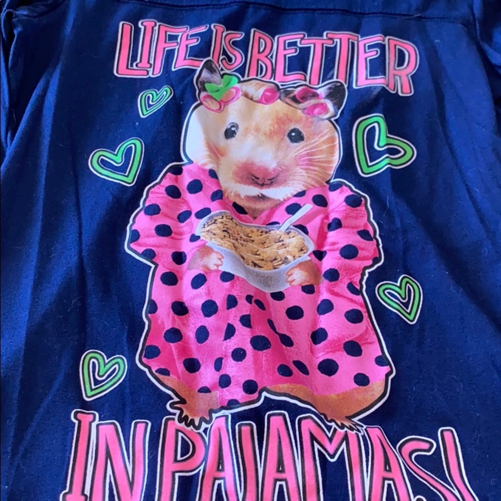 Girls pajama top